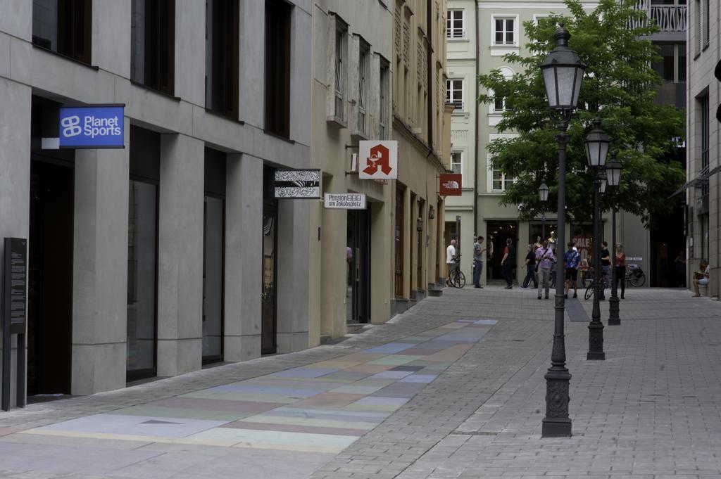 Pension Am Jakobsplatz Mnichov Exteriér fotografie